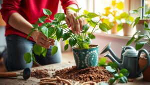 pothos repotting