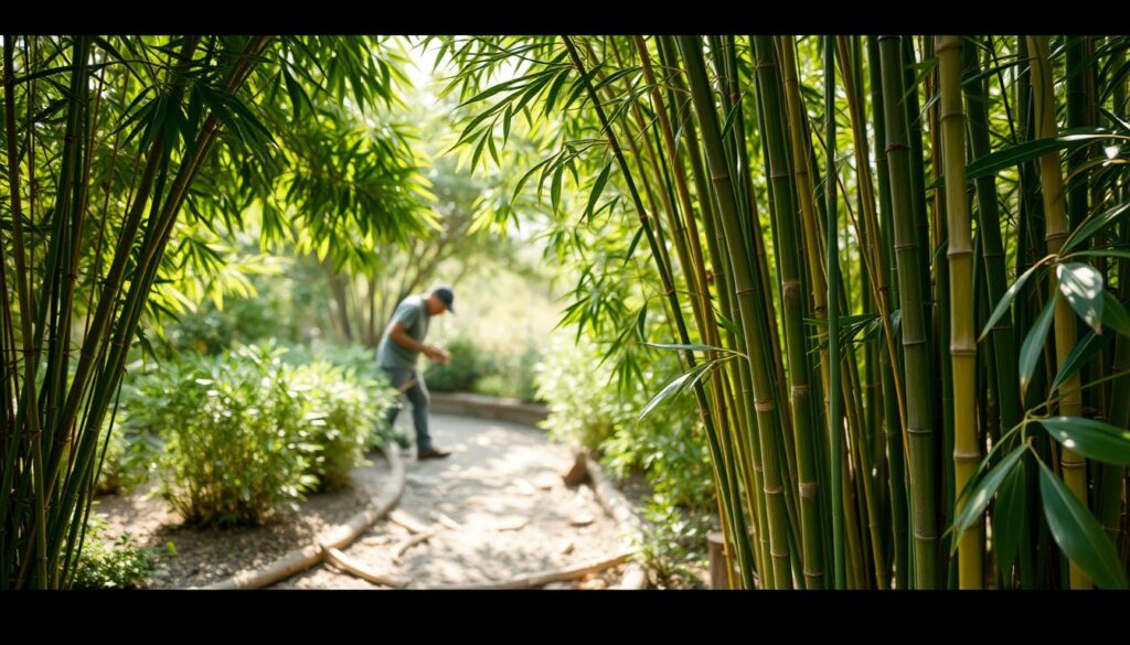 pruning bamboo