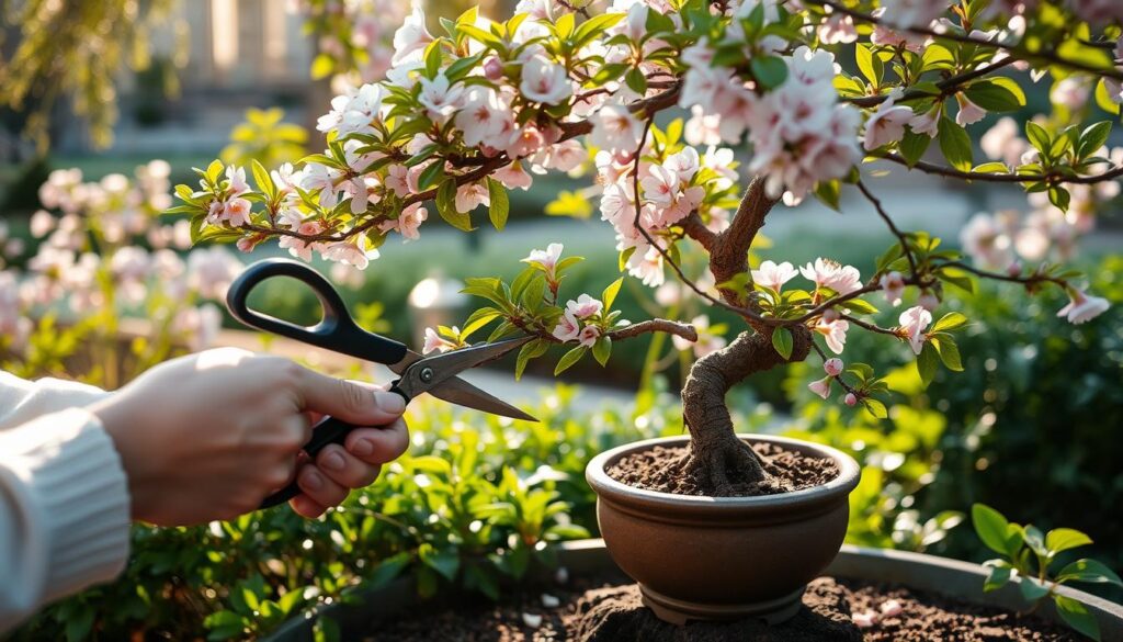 pruning cherry bonsai