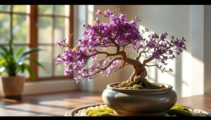 purple bonsai