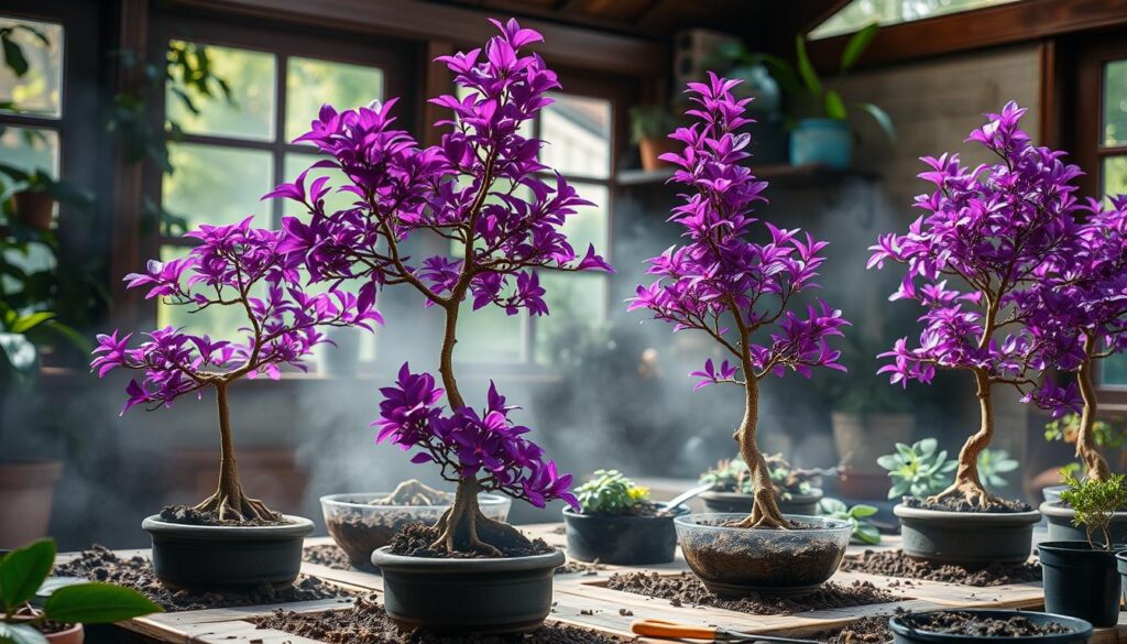 purple bonsai propagation