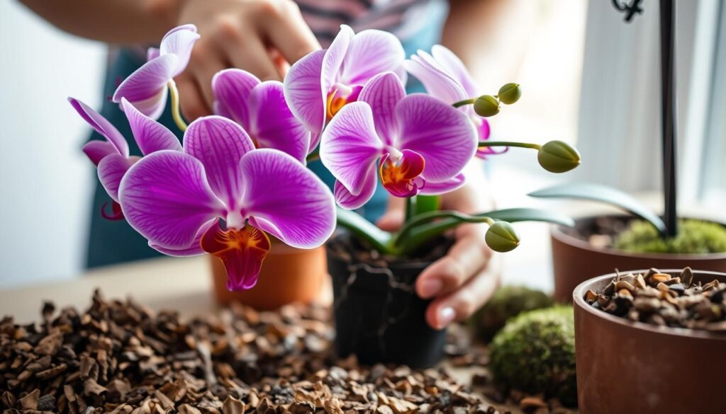 repotting phalaenopsis orchid