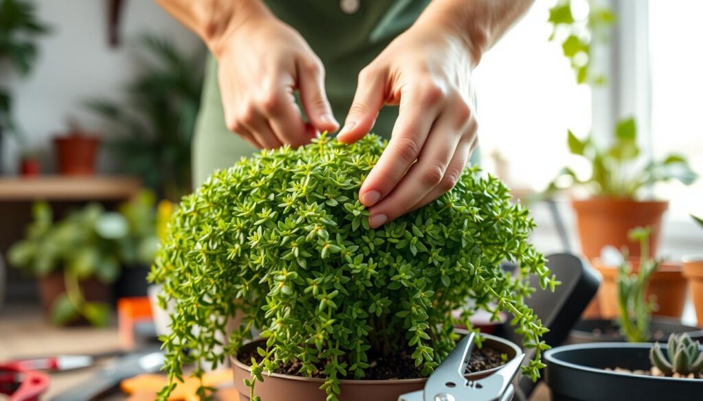 sedum morganianum pruning