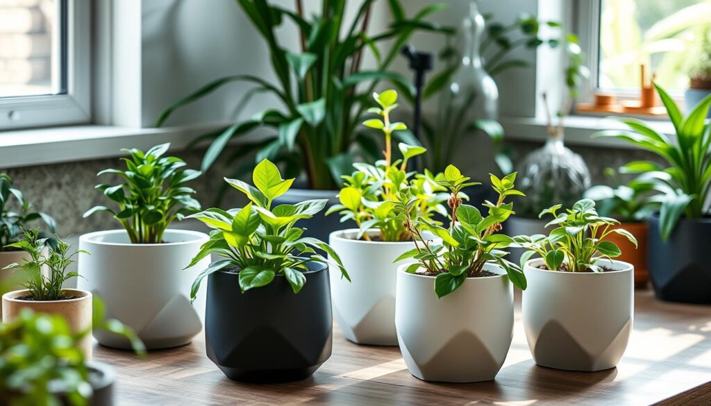 self-watering pots