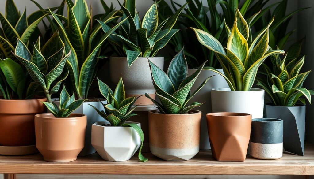 snake plant containers