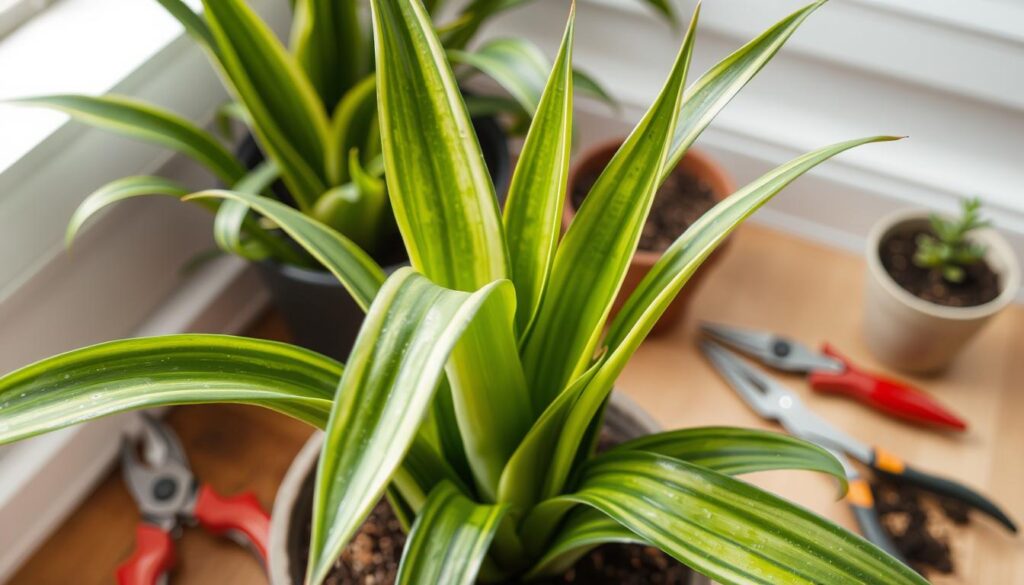 snake plant growth control