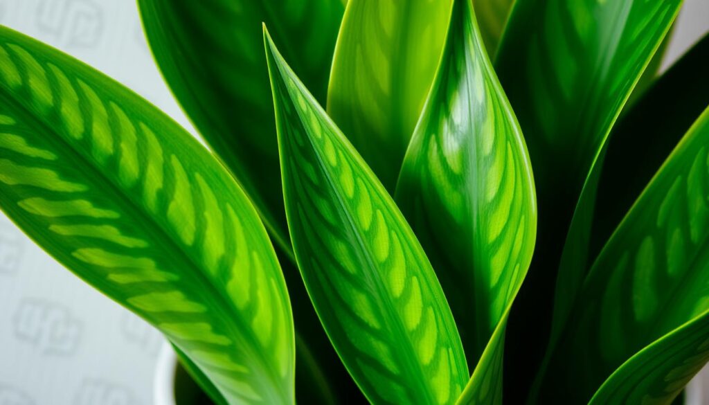 snake plant leaves