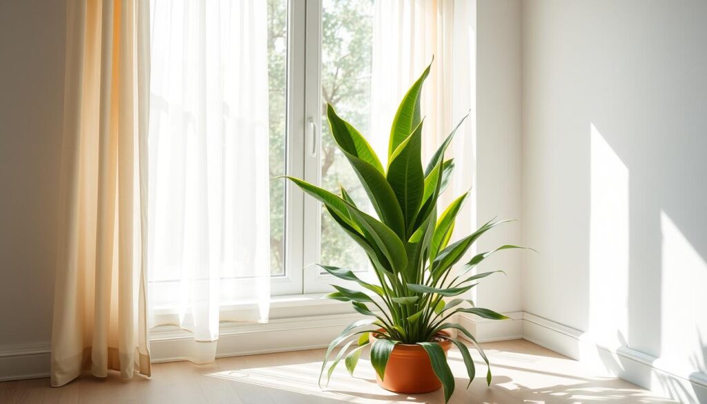 snake plant lighting requirements