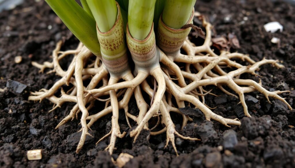 snake plant roots