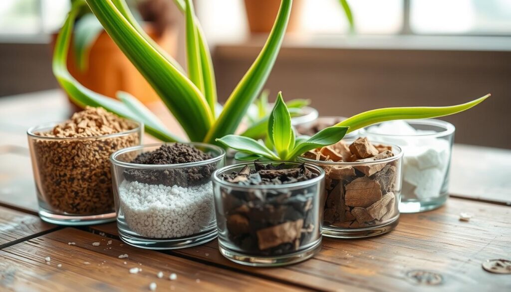 snake plant soil amendments