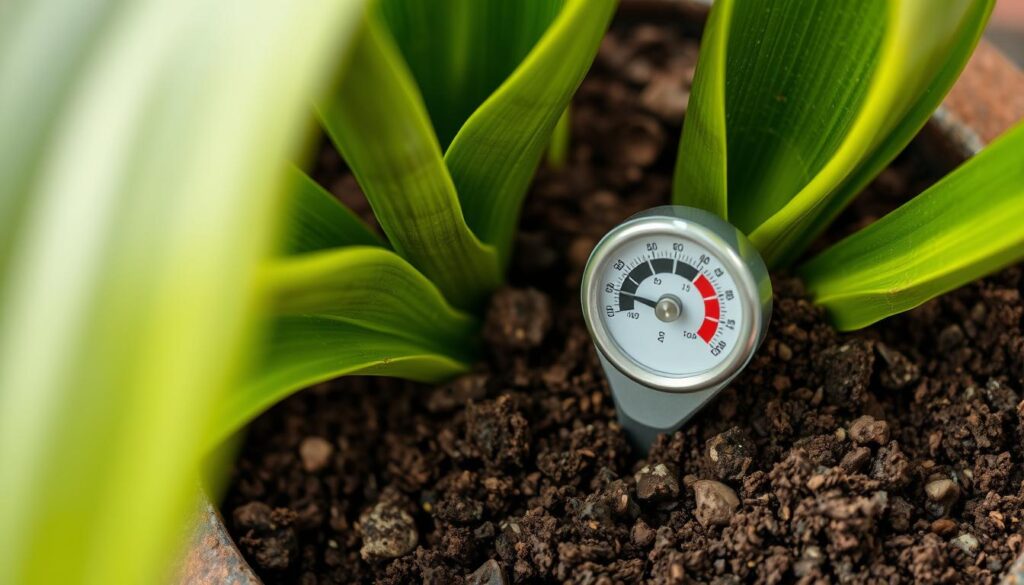 snake plant soil moisture meter