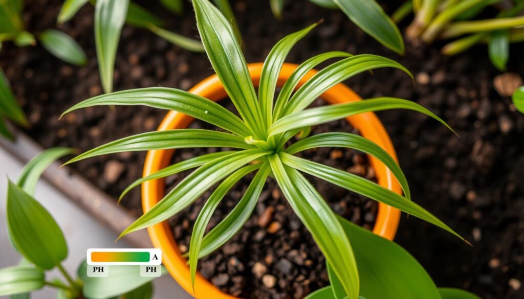 spider plant soil pH