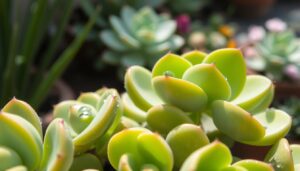 succulent round leaves