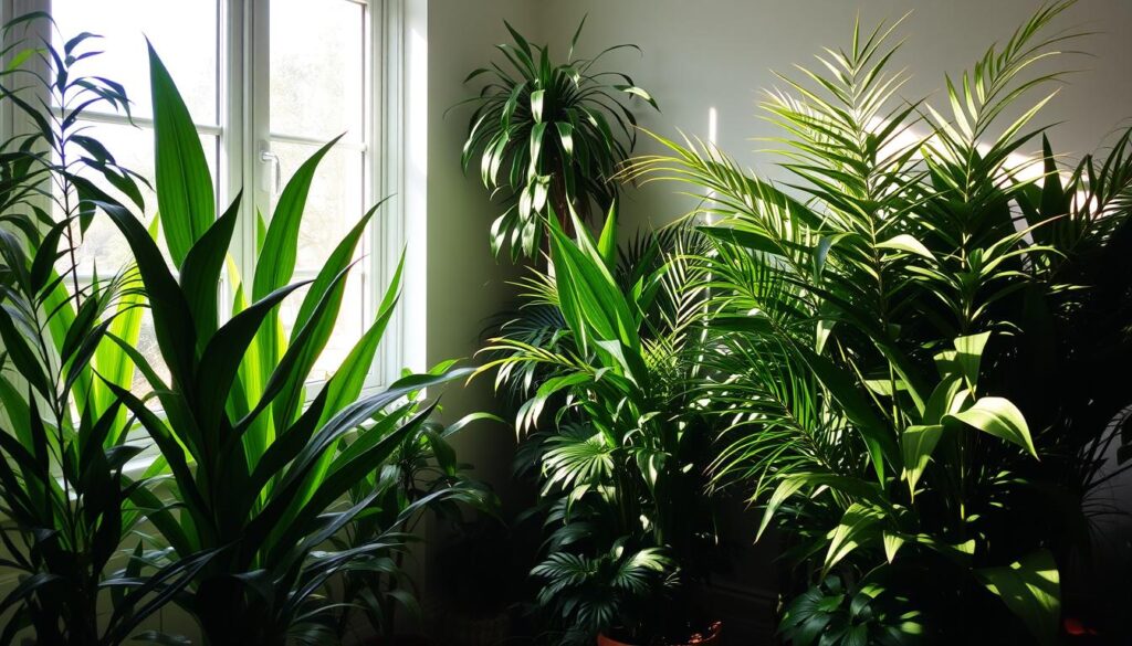 tall house plants low light