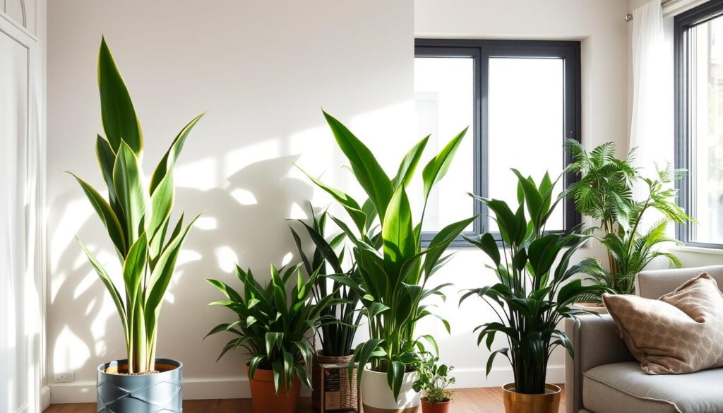 tall low light houseplants