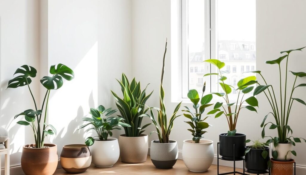 tall low light houseplants