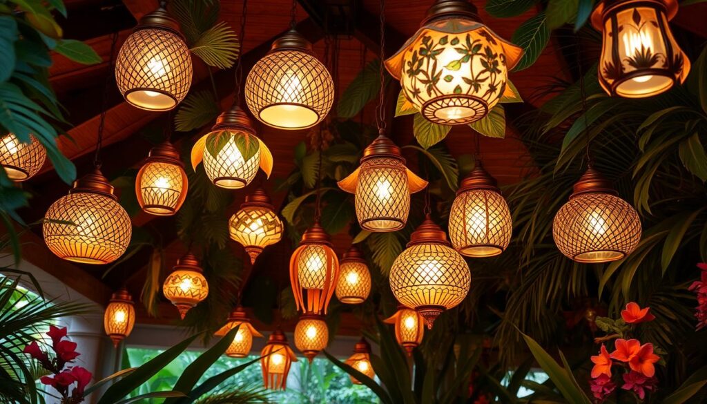 tropical light fixtures