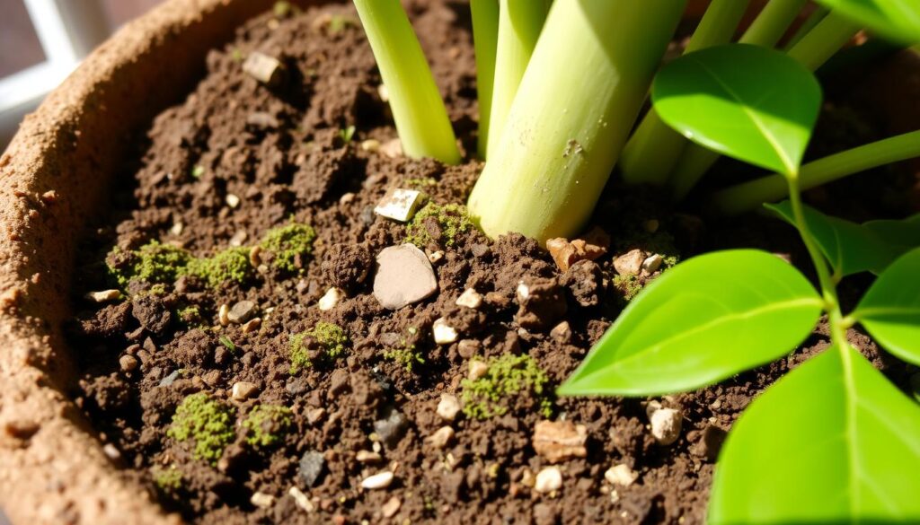 umbrella plant soil