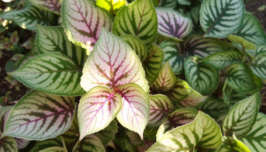 variegated leaves