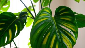 yellowing leaves on monstera