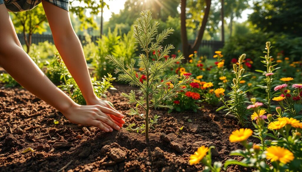 Mimosa Tree Planting