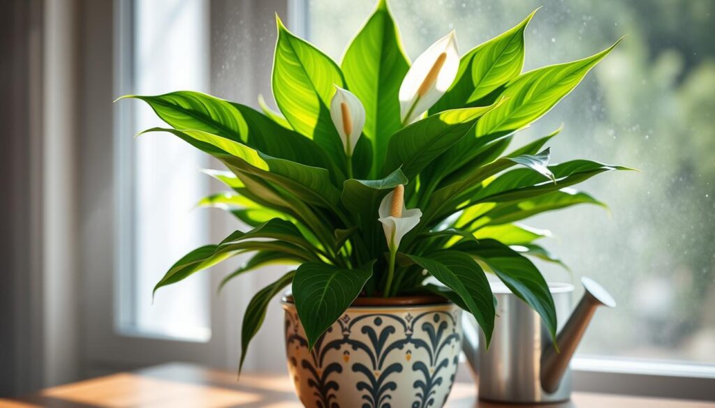 peace lily water requirements